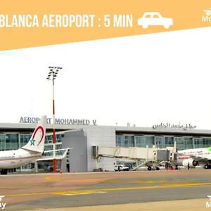 Appartamento Airport Casablanca Free Wifi Modern Confort Calme, Derroua